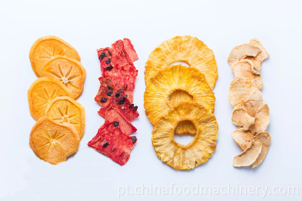 Dried fruits and vegetables